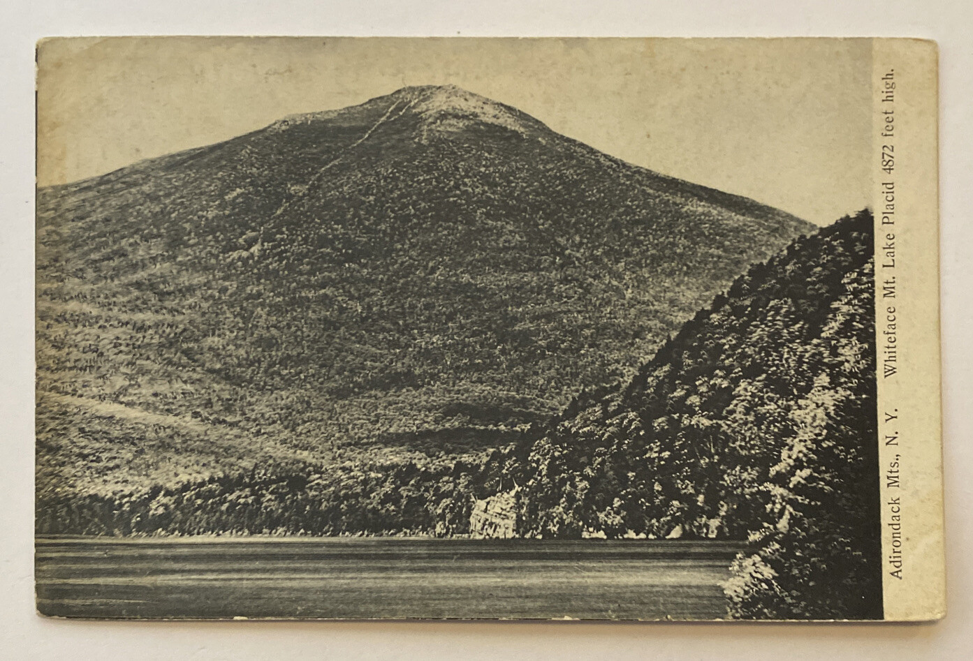Vintage Postcard, Whiteface Mountain, Lake Placid, Adirondacks, NY