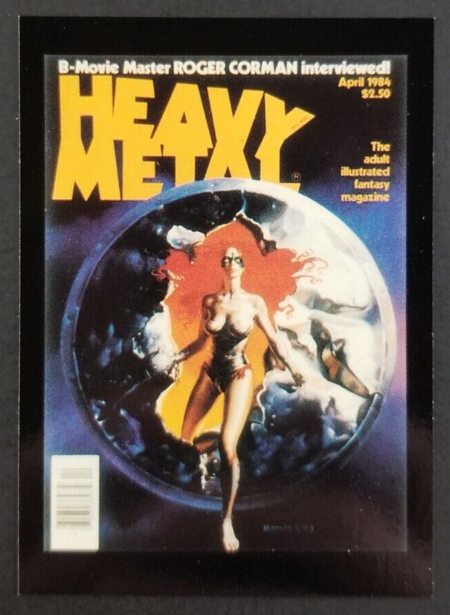 Heavy Metal 1991 Fantasy Horror Sci-Fi Comic Images Card #51 (NM)