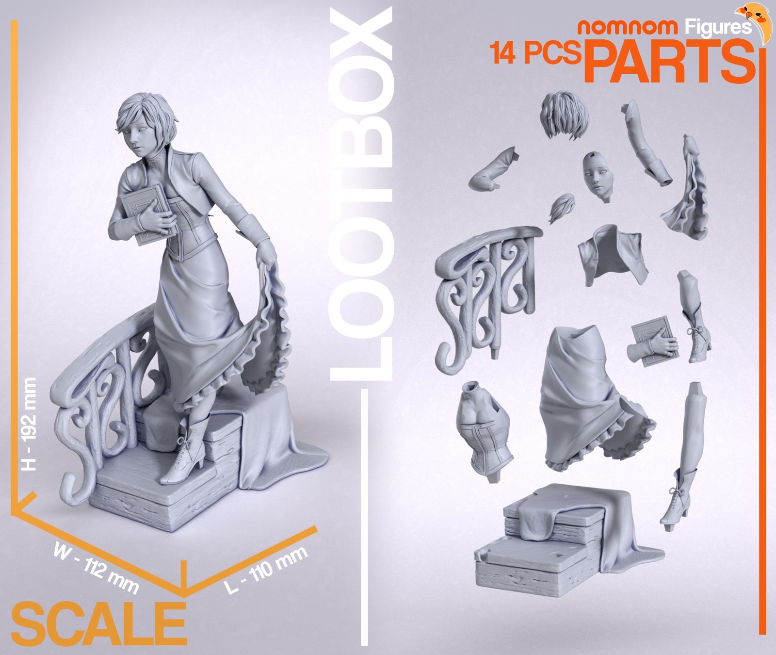 Elizabeth | BioShock Infinite | UNPAINTED | 1/10 Scale Resin Kit