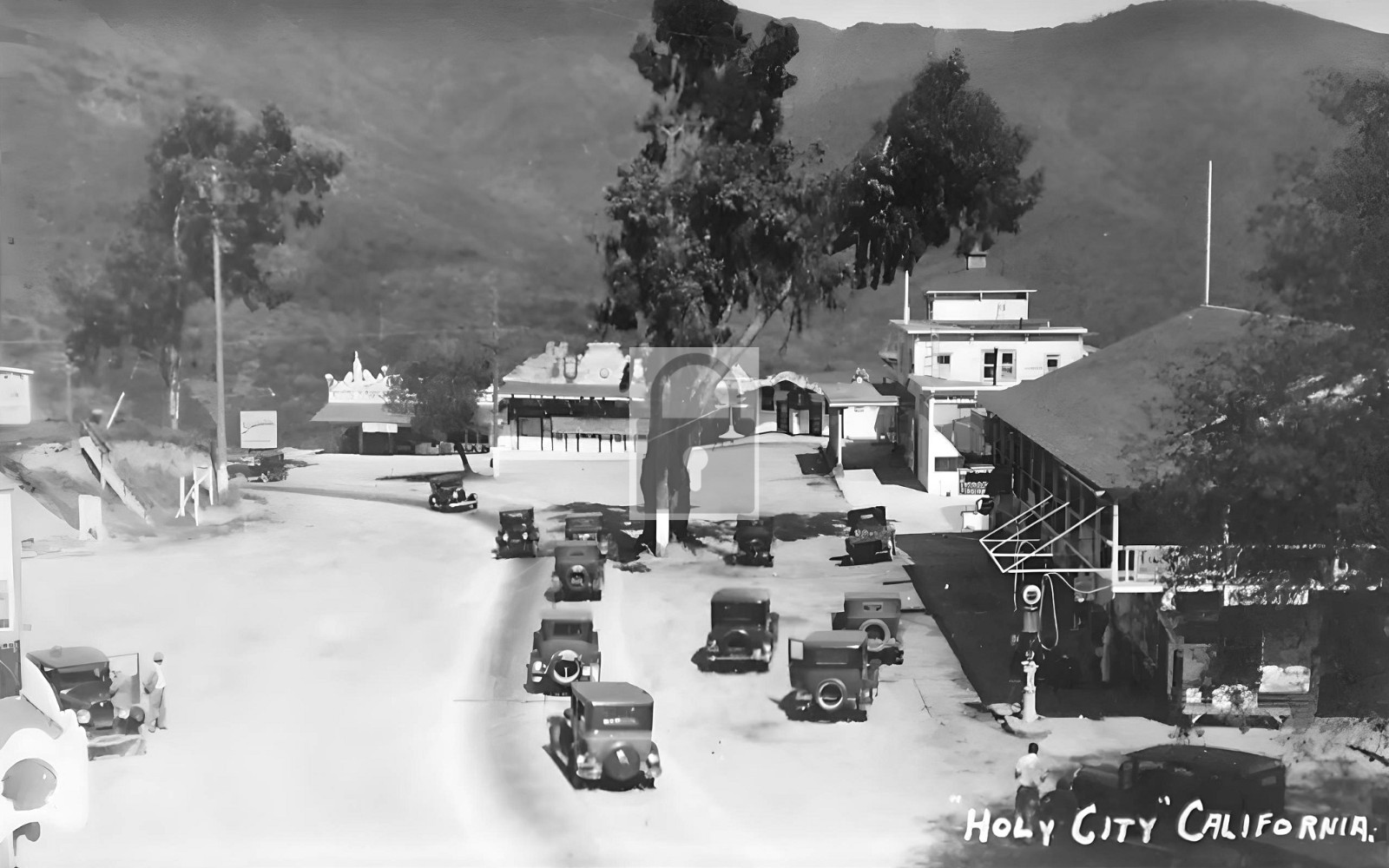 Birds Eye View Holy City California CA – Reprint