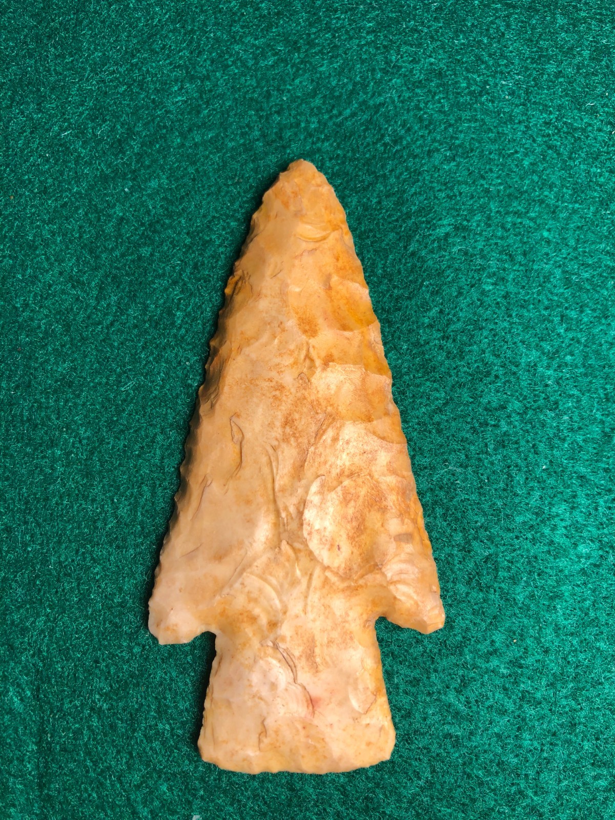 *HARDIN* Arkansas: 3-3/8” Crowleys Old Looking Slick Modern Arrowhead Point