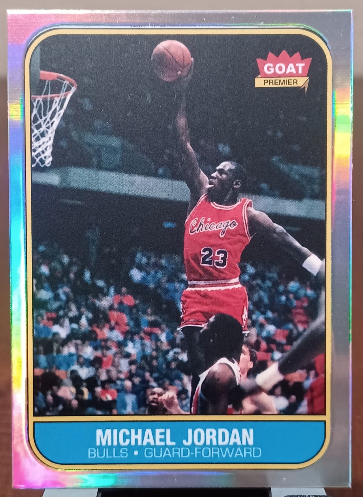 2026 MICHAEL JORDAN 3 CARDS Custom Fan Art RC REPRINT RAINBOW HOLO FOIL BORDER