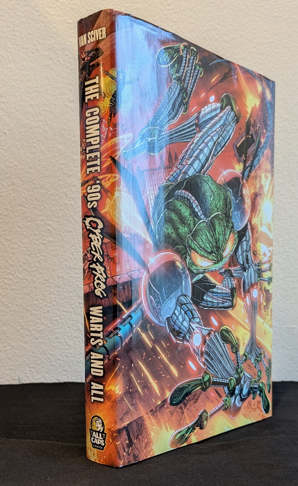 CYBERFROG – WARTS & ALL HARDCOVER EDITION. ALL CAPS COMICS. ETHAN VAN SCIVER.
