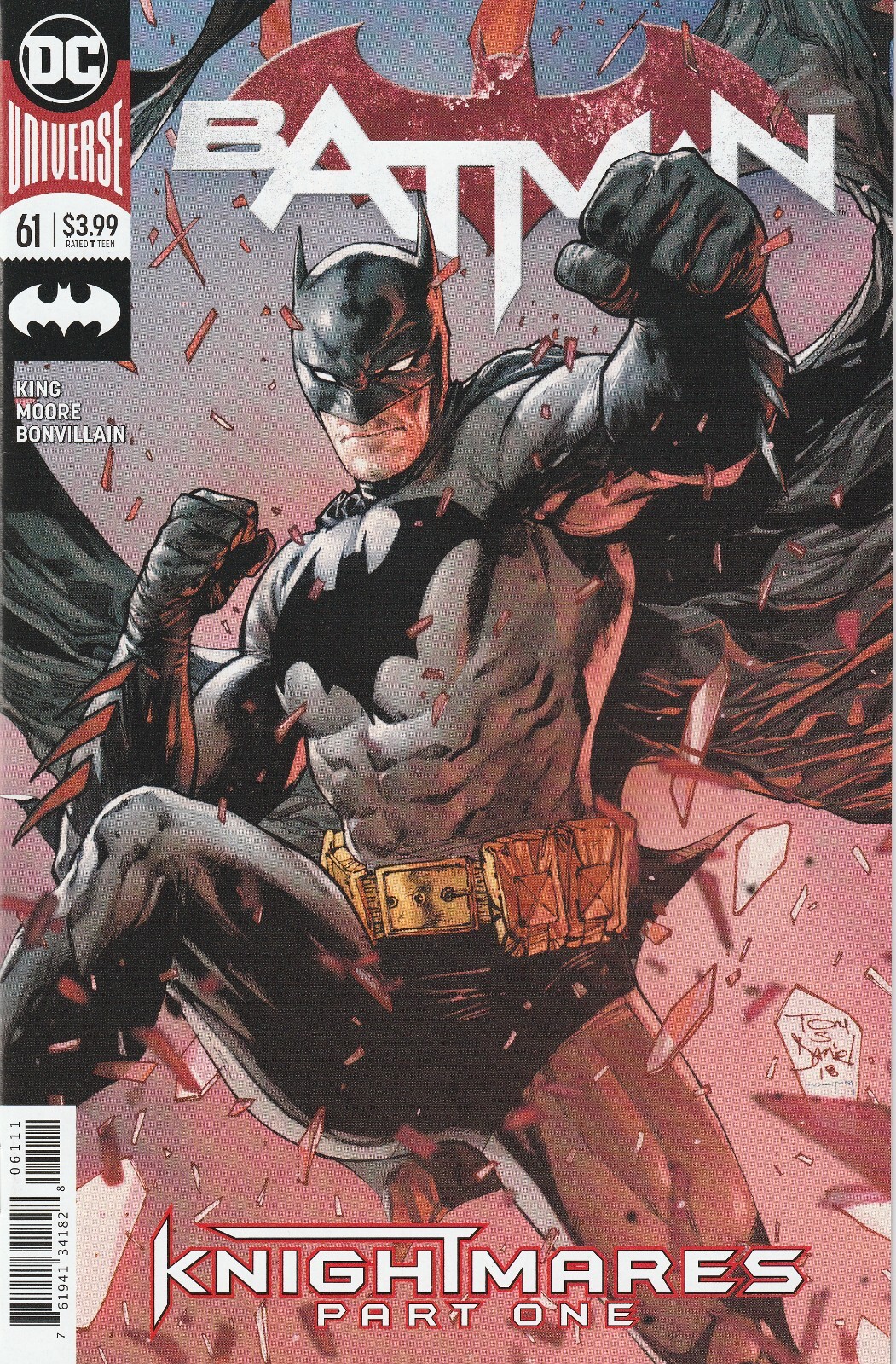 BATMAN #61 (2016) TOM KING / TRAVIS MOORE ~TONY S. DANIEL COVER ~ UNREAD NM