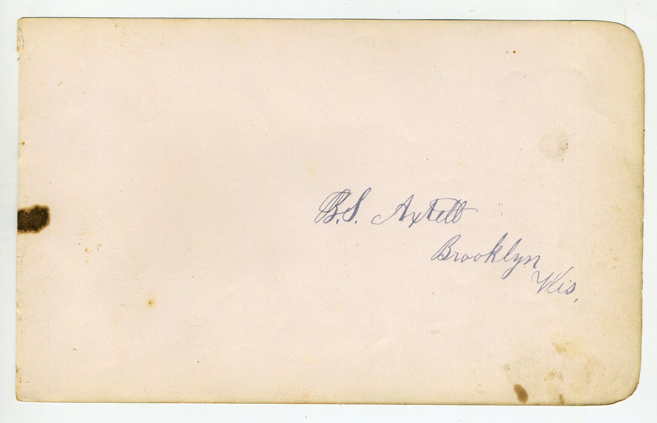 (12) 1870s Signatures of Prominent Brooklyn, WI Pioneers/Residents