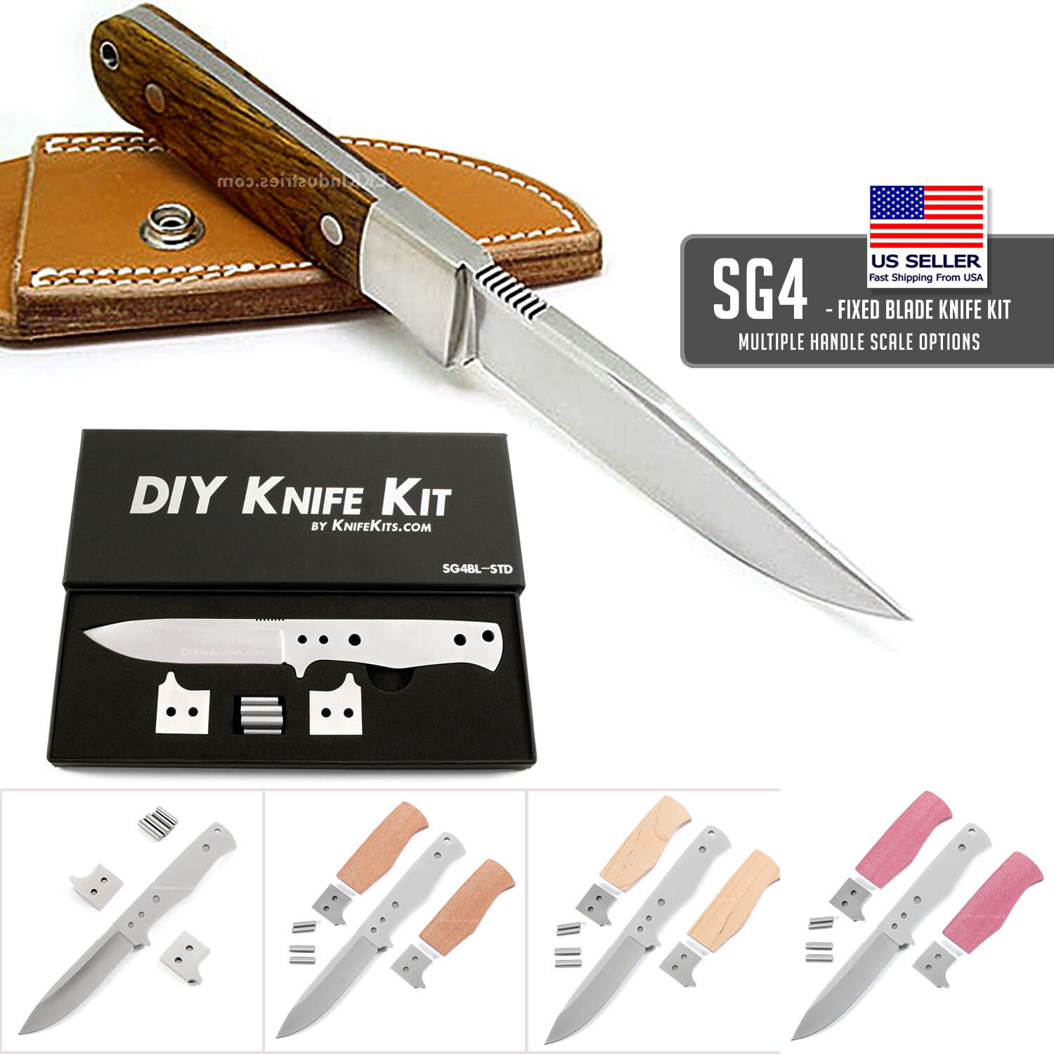 SG4 Standard – DIY Knife Making Kit – USA Design
