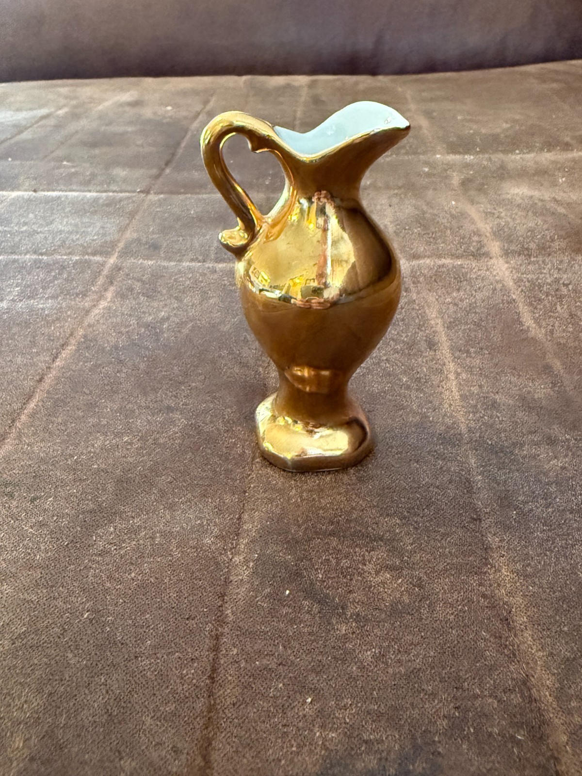 Vintage Miniature Gold-Plated Limoges France Pitcher/Vase – BEAUTIFUL!