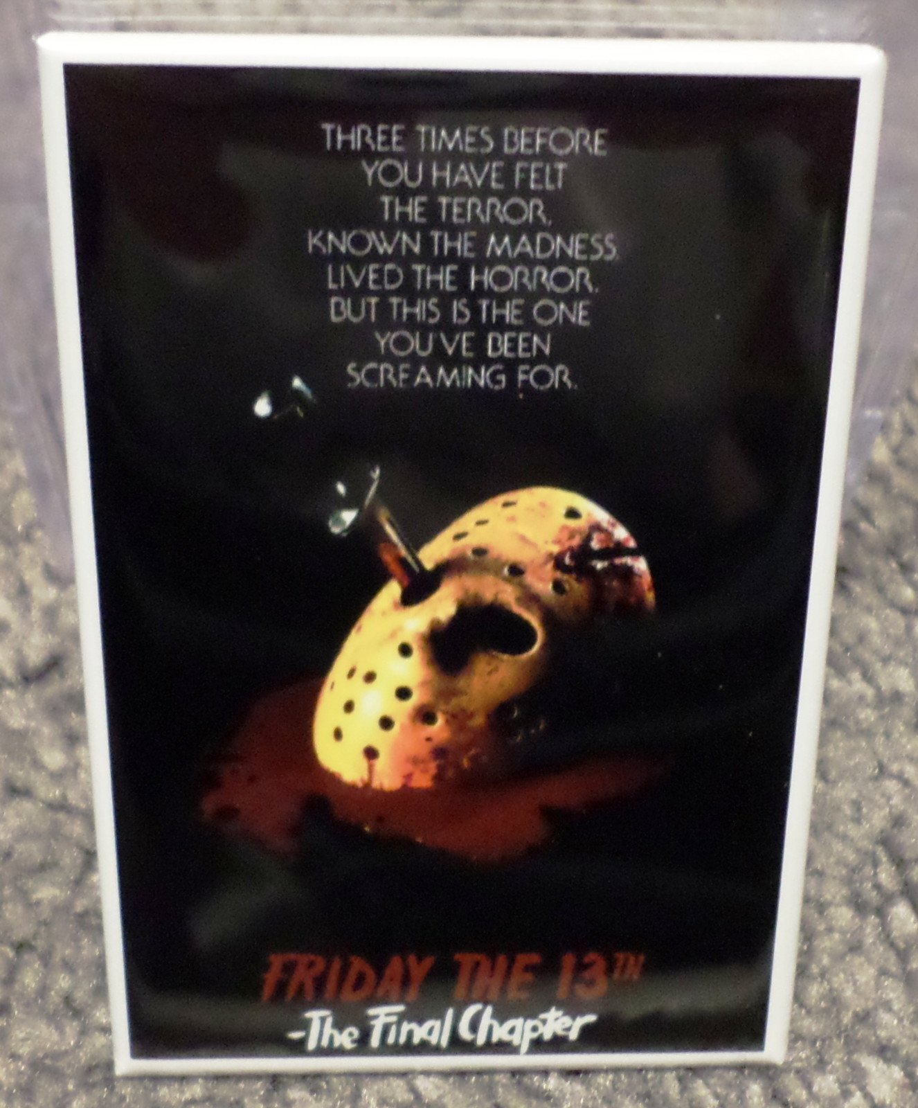 Friday the 13th Final Chapter Movie Poster 2″ x 3″ Refrigerator Locker MAGNET