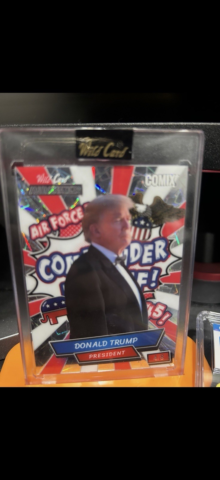 Wild Card Comix Commander in Chief! Donald Trump Card #4/8 2024 Non-Sport