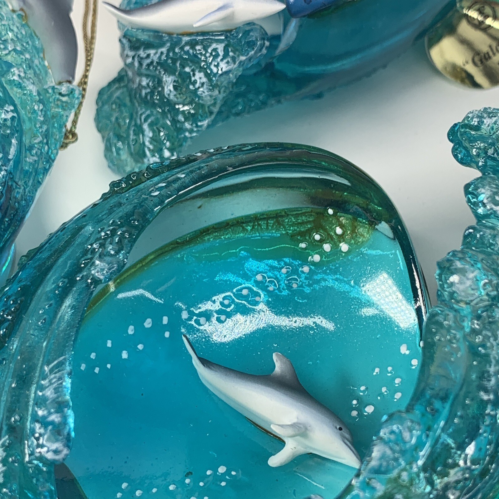 Bradford Exchange Above & Below Dolphin Ornament Lot of 44 Christian Lassen