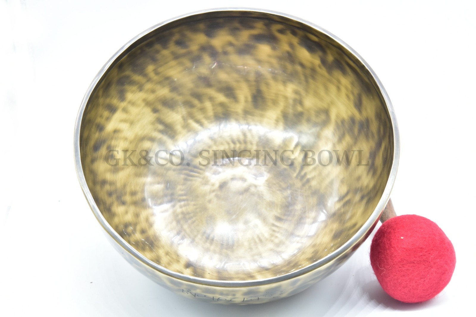 10″ Full Moon Master Healing Hammered Tibetan Chakra Singing Bowl Made in Nepal
