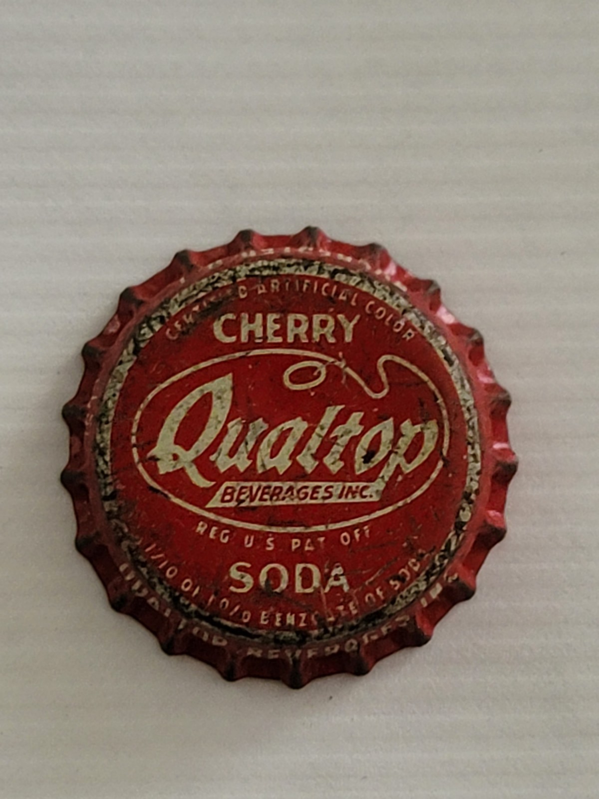 Qualtop Beverages Cork Cherry Bottle Cap