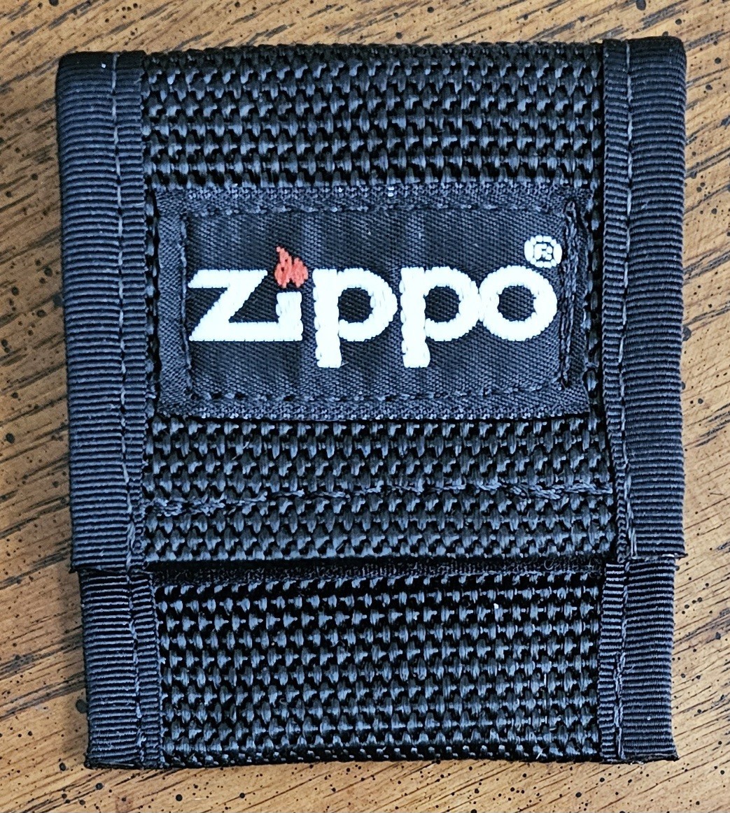 Zippo Lighter Nylon Pouch with Hook and Loop Closure and Belt Loopny