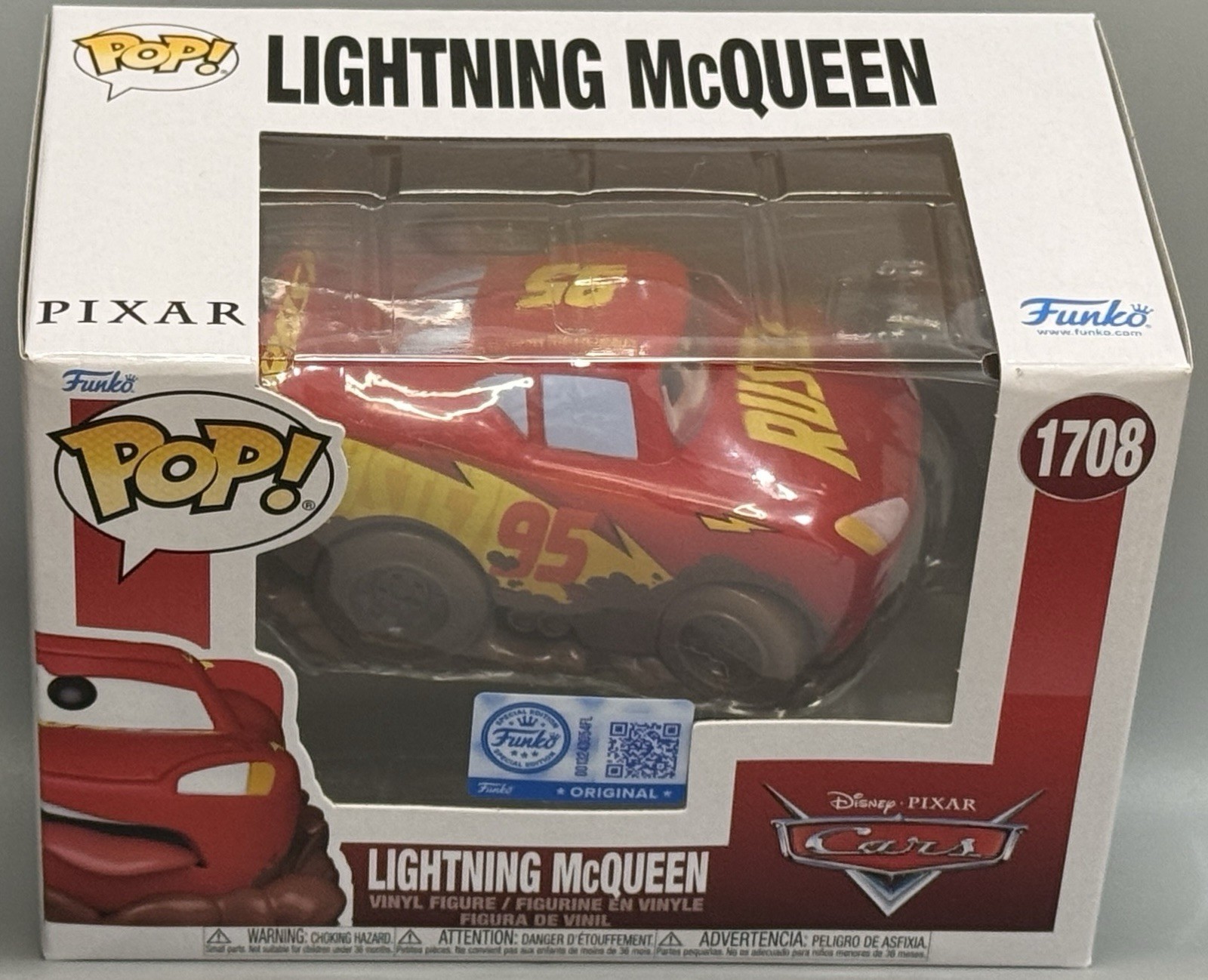 Funko Pop! Pixar Cars Lightning McQueen #1708