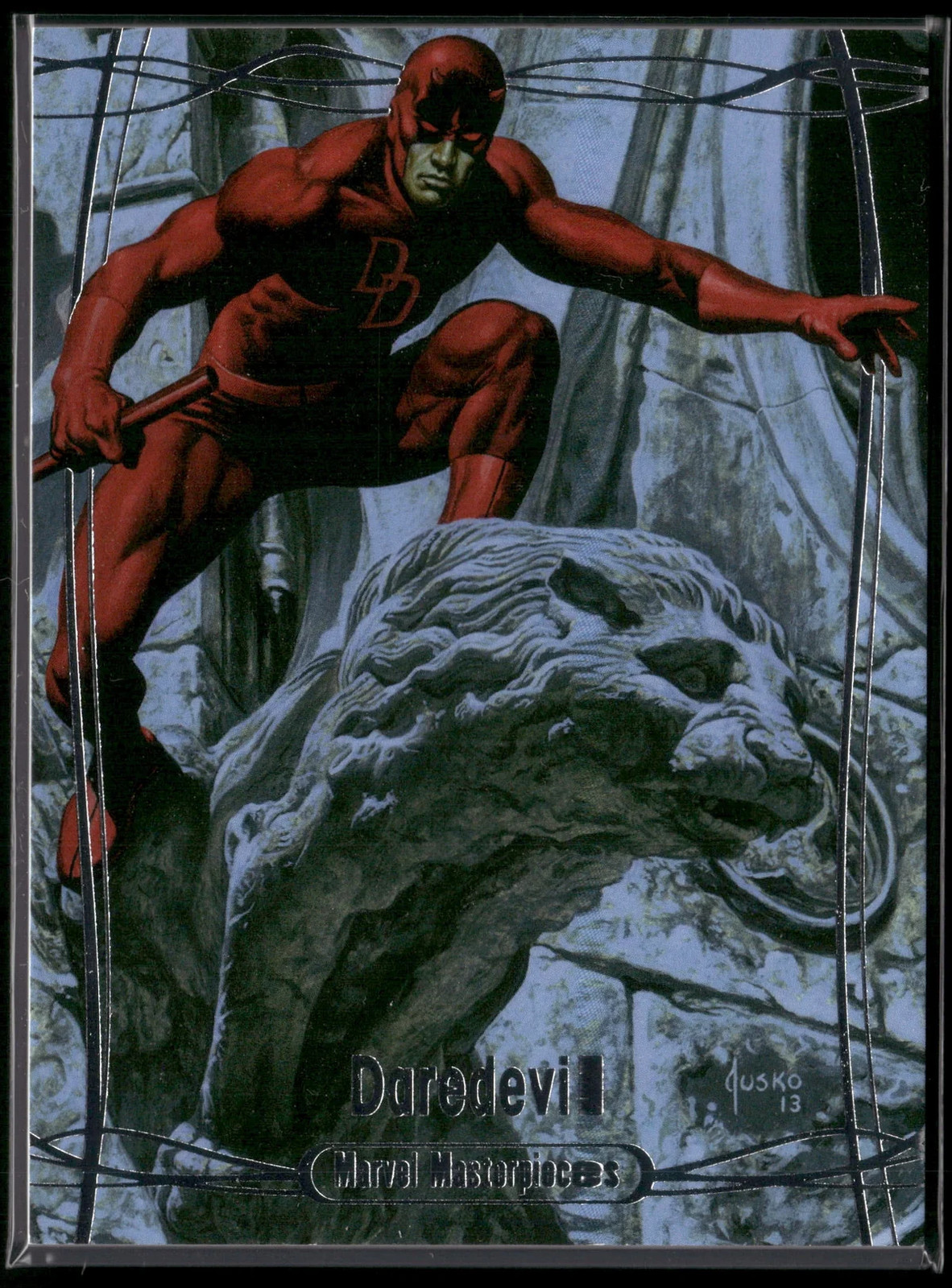 2015 Marvel Masterpieces Daredevil #78 Silver Foil /999 Serial Numbered