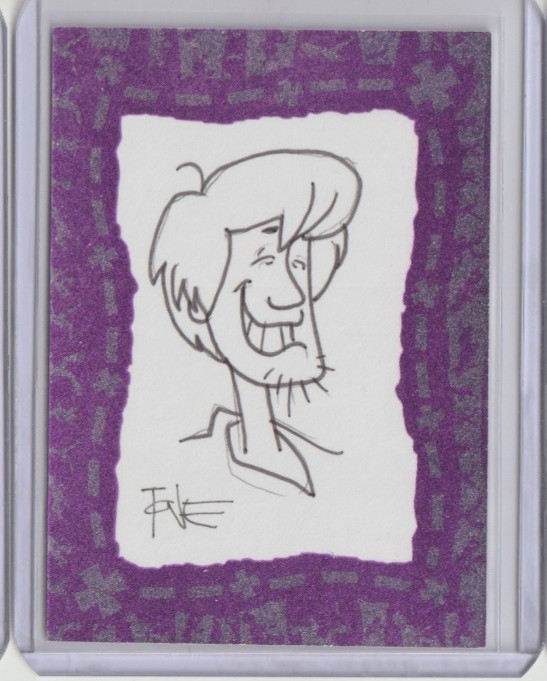2003 SCOOBY-DOO Mysteries & Monsters Sketch Card SHAGGY Tone Rodriguez 114/264
