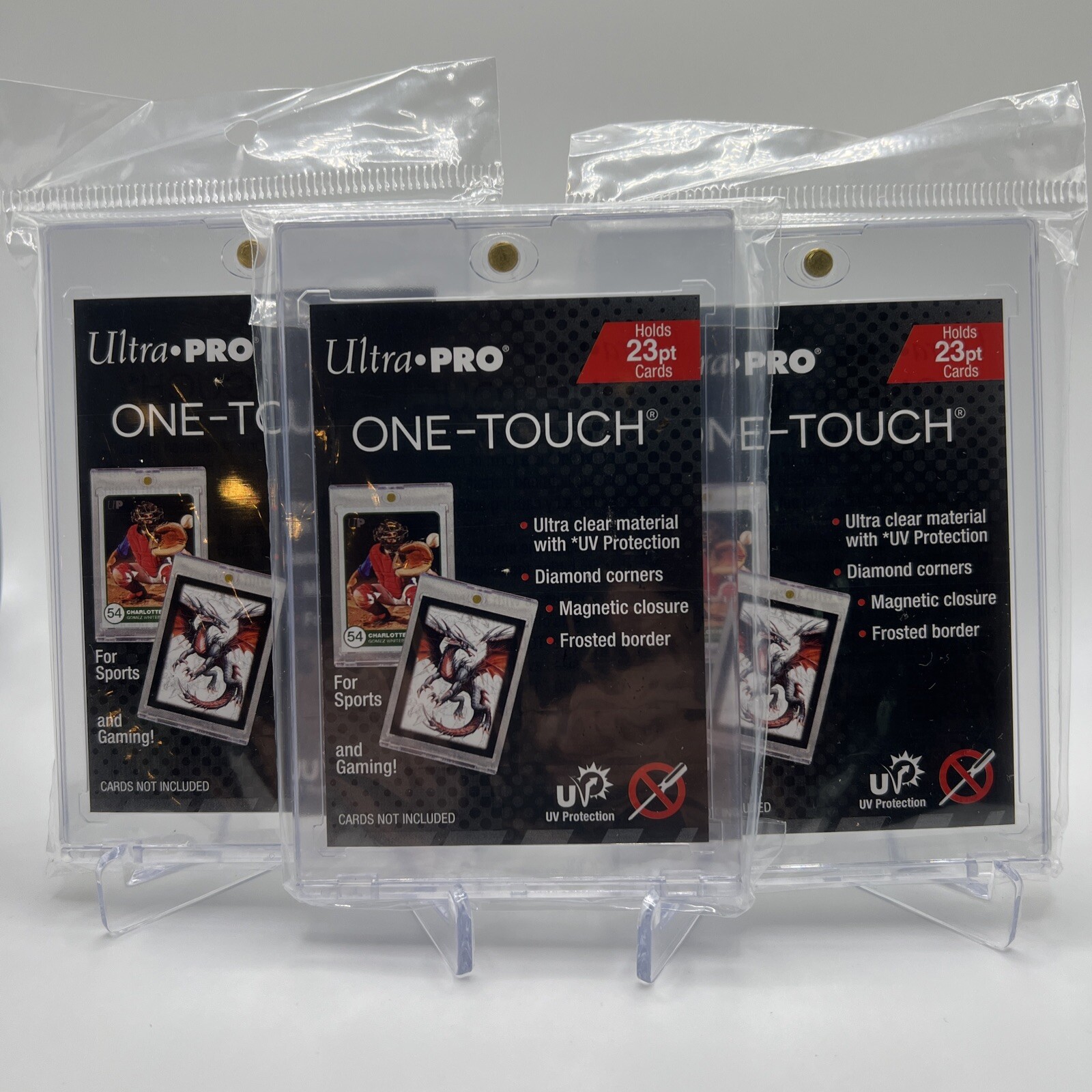 Ultra Pro One-Touch Magnetic Card Holder 23pt Point – Lot of 3 TCG Pokemon
