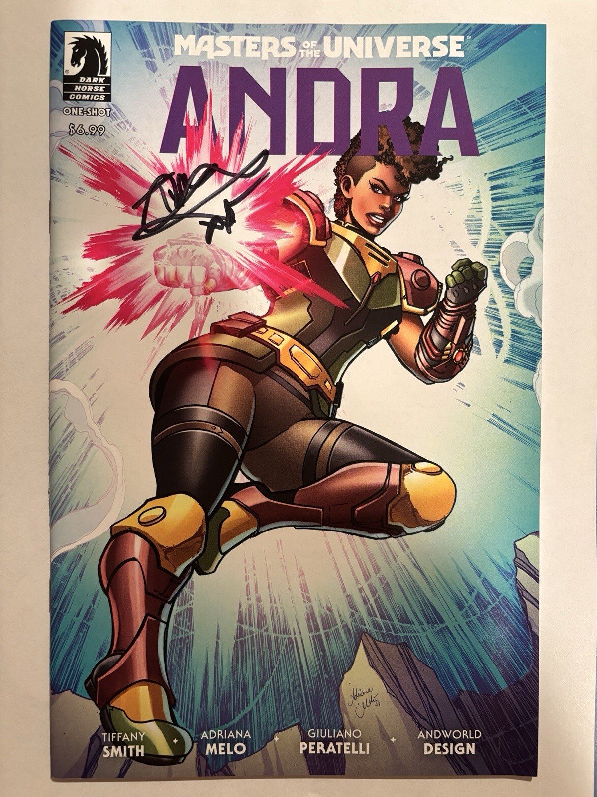 Masters of the Universe Andra 1 One-Shot 2025 Dark Hors Tiffany Smith Signed