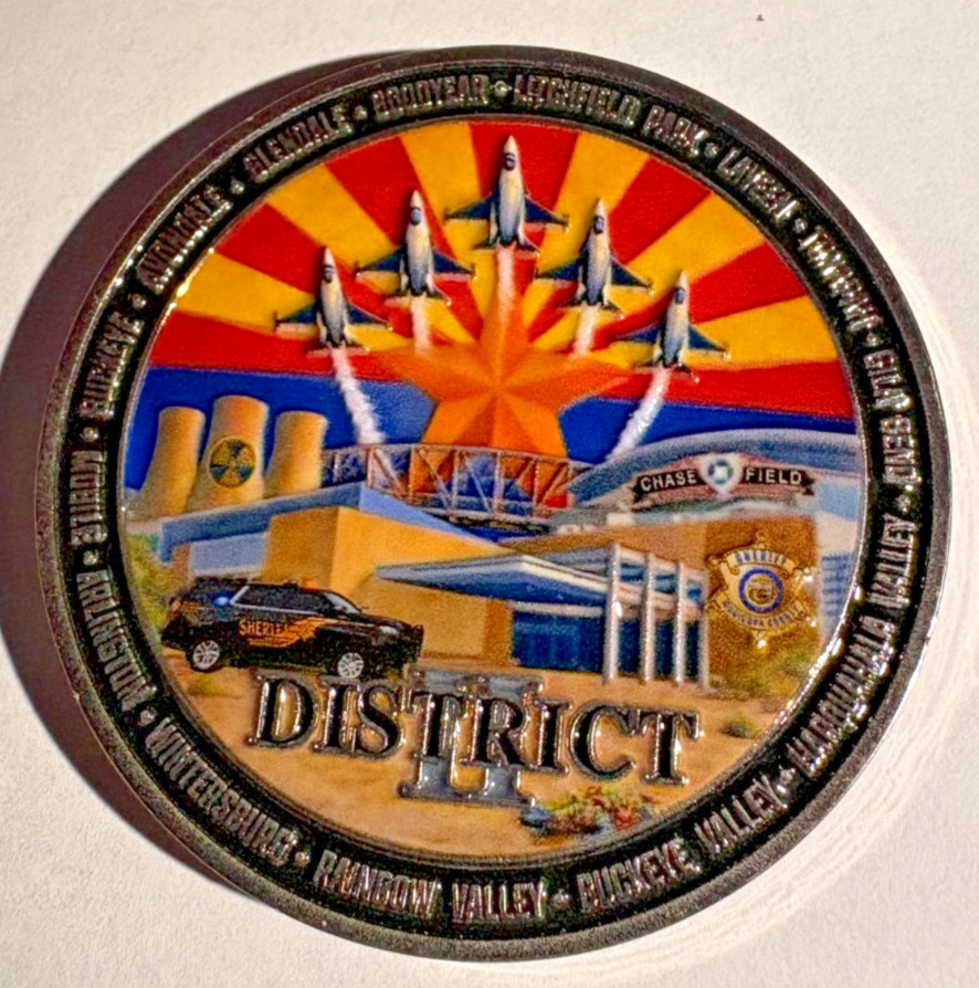 Maricopa County Sheriff Office District II Challenge Coin – MCSO Arizona LE