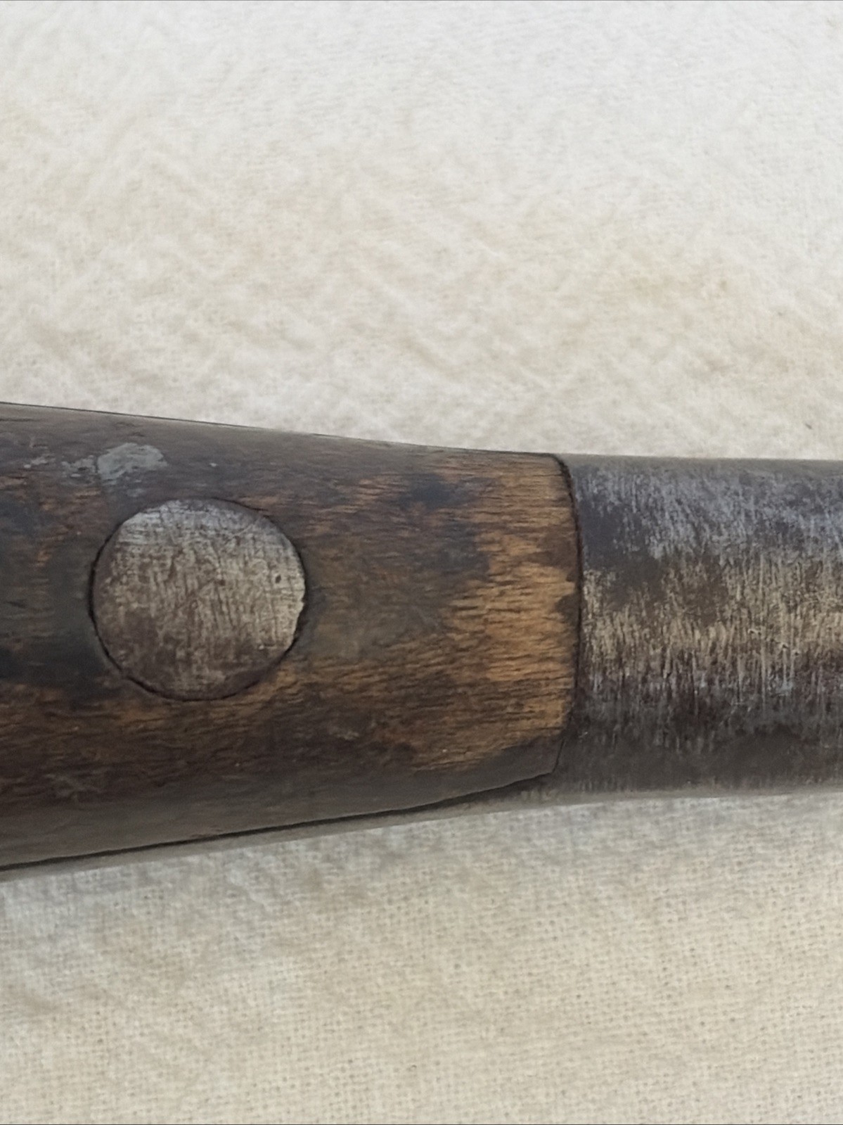 Antique Screwdriver Unmarked Large Rivets And Plenty If Patina. Old Treasure!!!