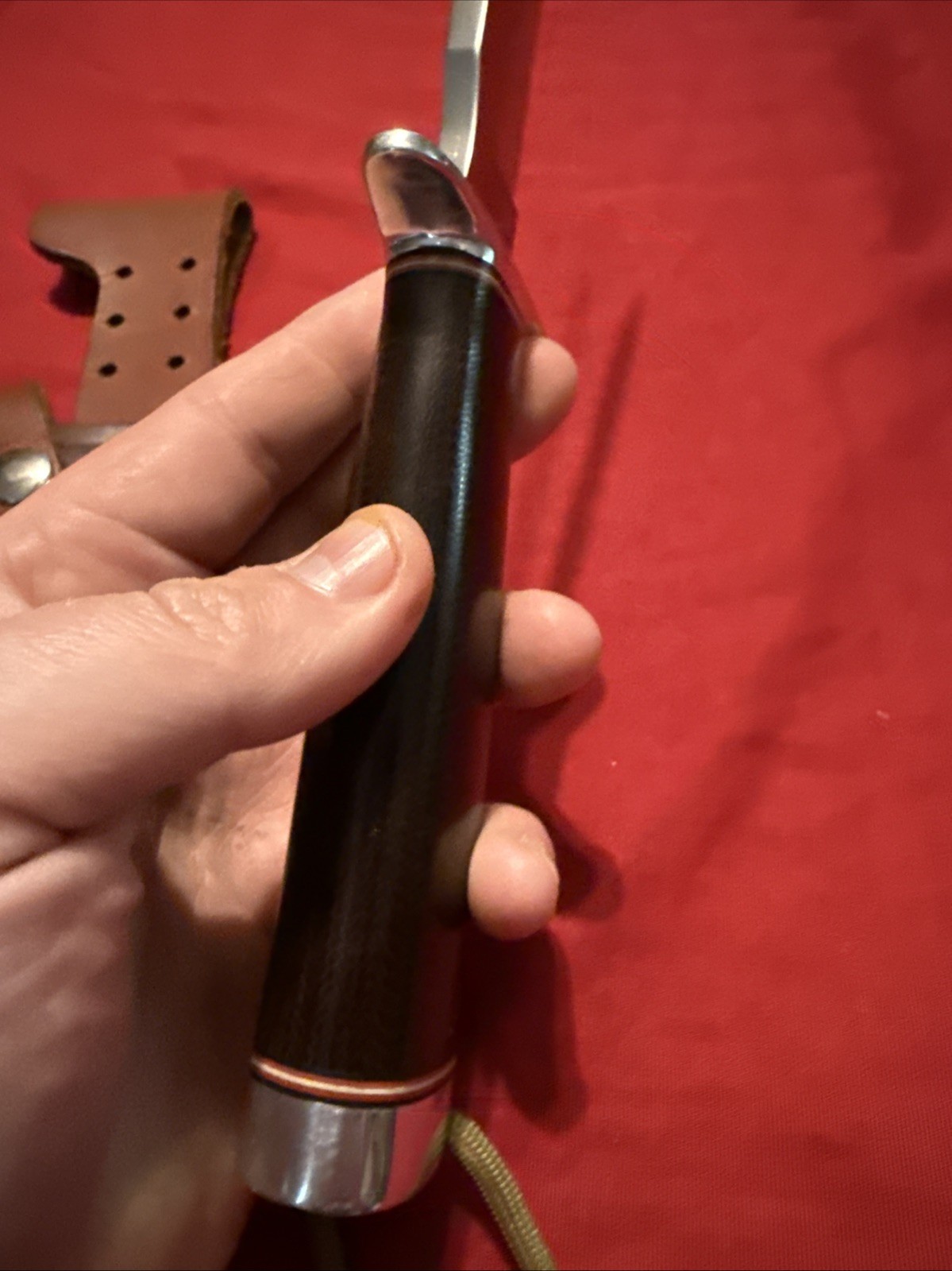 Blackjack Classic Model 7 Fixed Knife 7″ A-2 Tool Steel Blade Micarta Handle