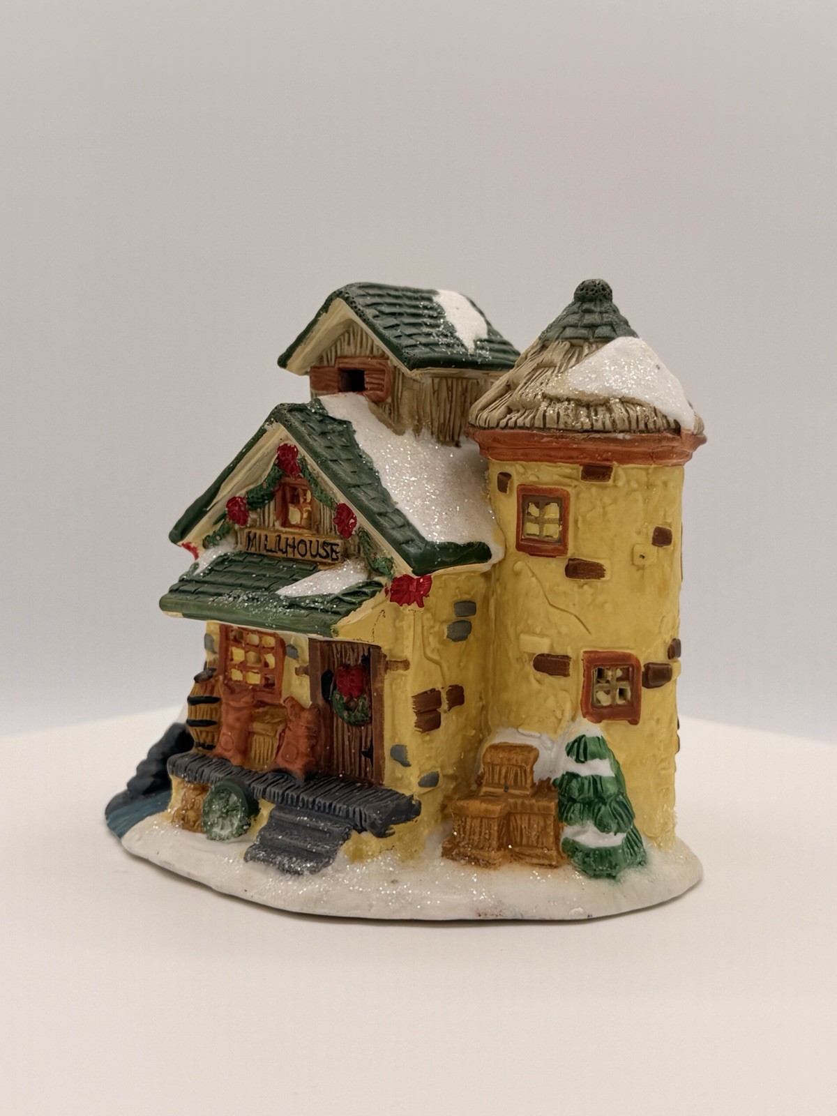 Cobblestone Corners Windham Heights Millhouse Christmas Village Decor 2004 A39