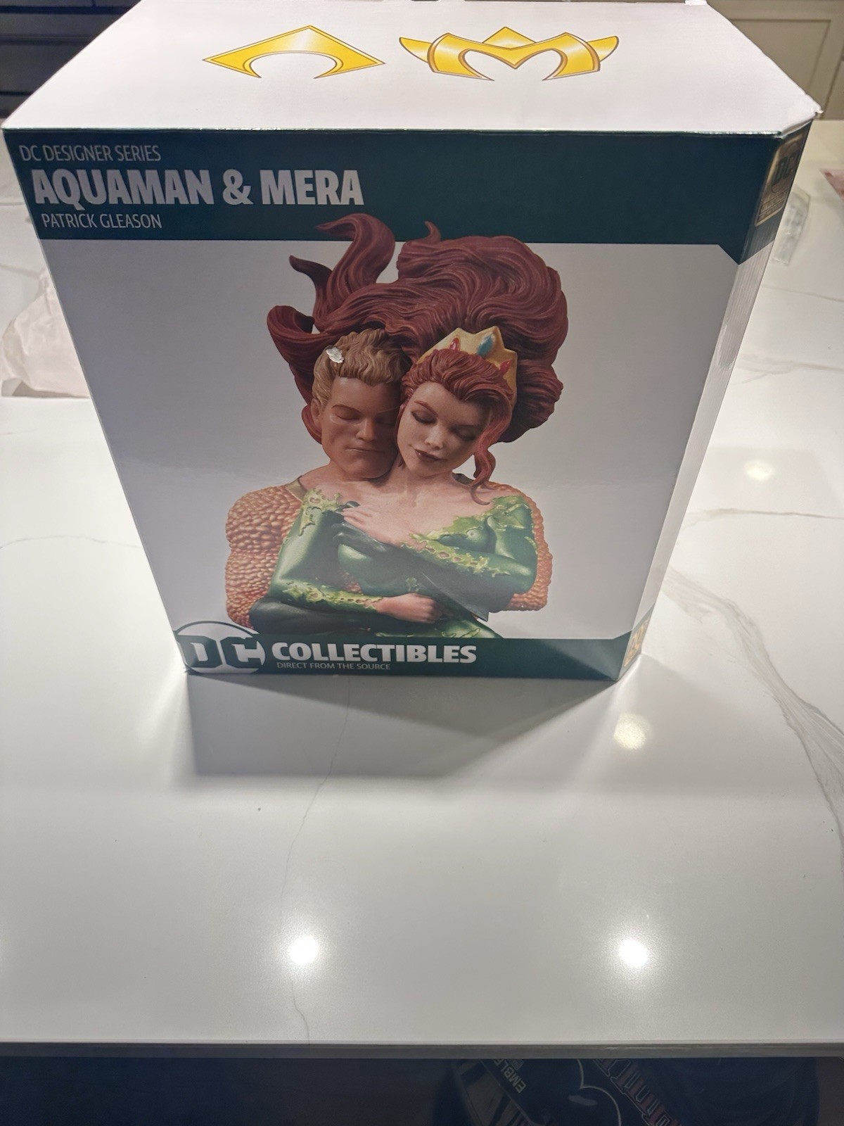DC COMICS DESIGNER SERIES AQUAMAN & MERA STATUE – FACTORY SEALED!