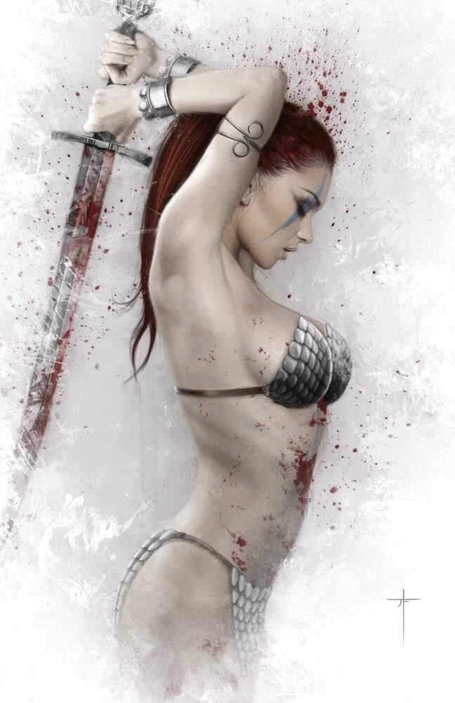 SAVAGE RED SONJA #2 (JAY FERGUSON EXCLUSIVE VARIANT LTD 333 w/NUMBERED COA)