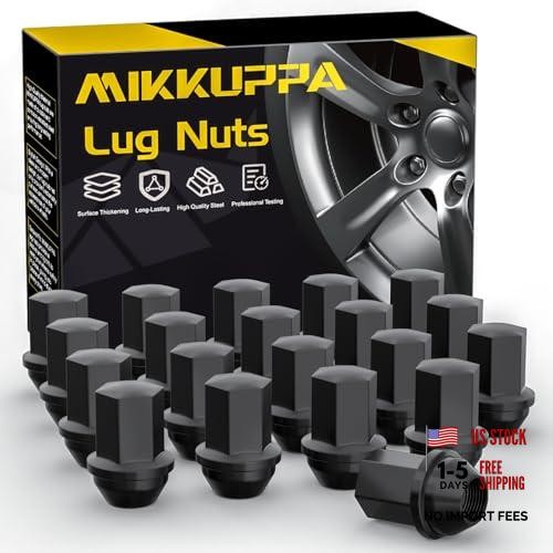 20pcs M14x1.5 Lug Nuts, M14X1.5 OEM – for Chevy Factory Wheel Black 20 Packs