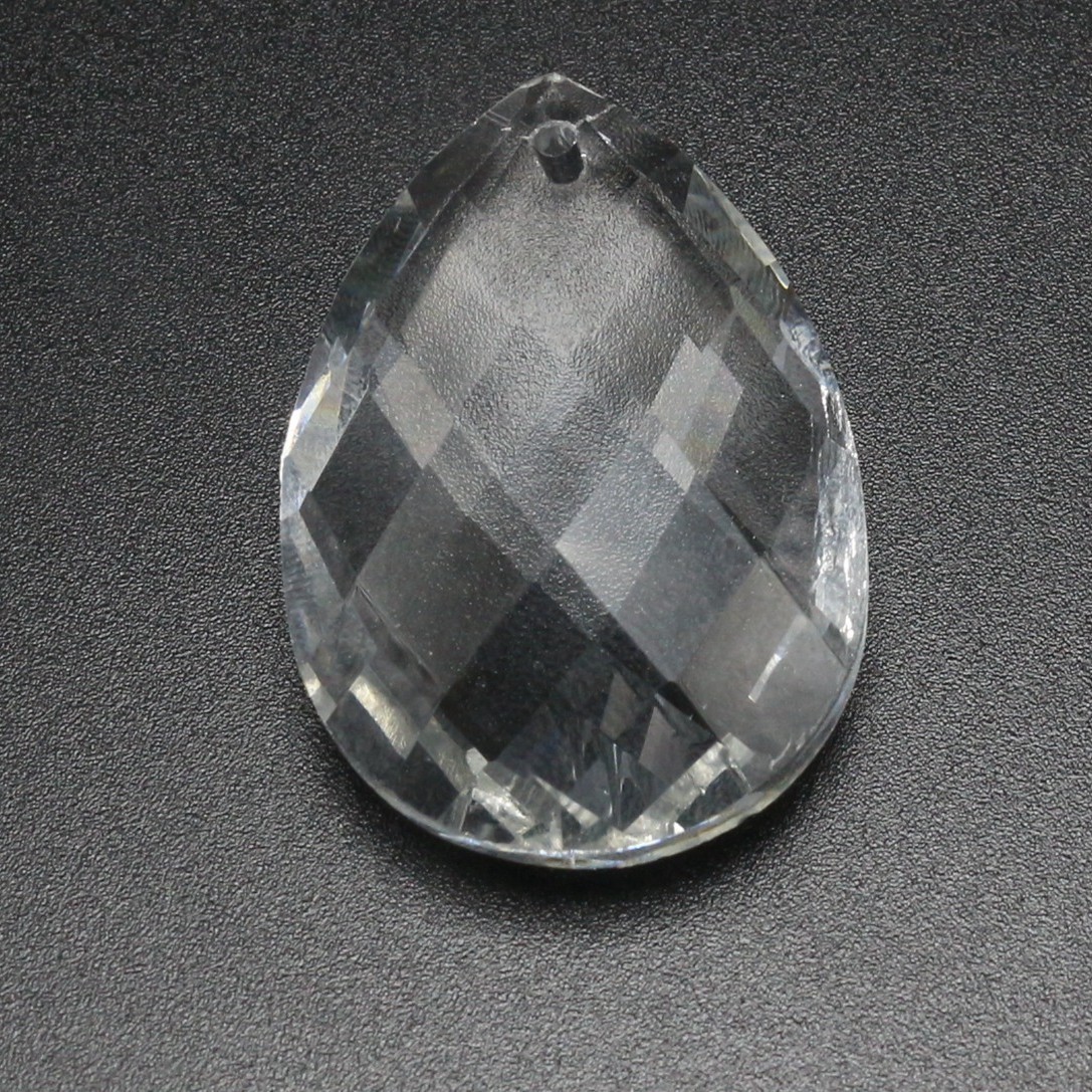 10 Crystal Large Pear Teardrop Prism Sun Catcher Pendant 38mm/1.5″ Chandelier
