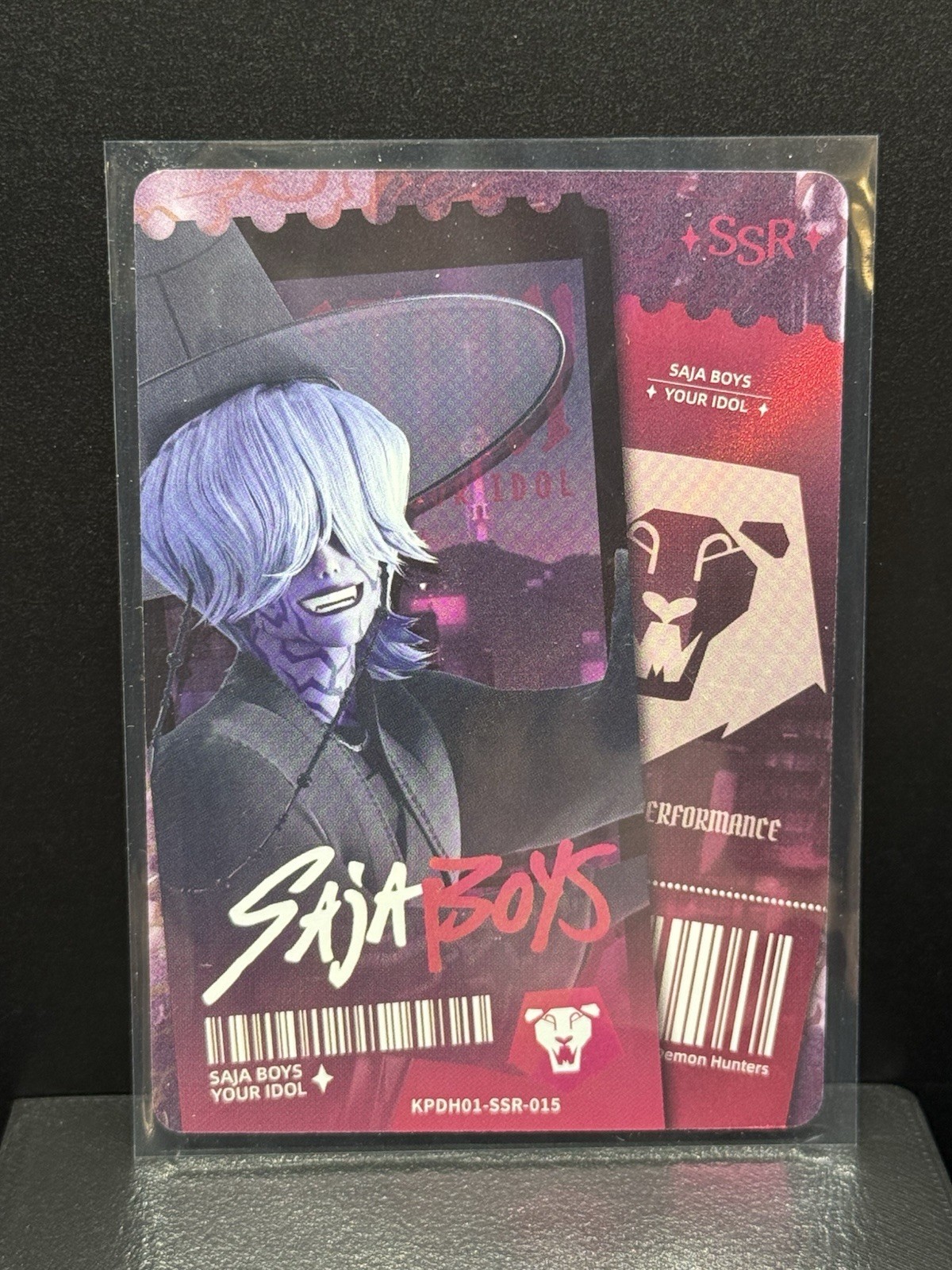 2026 Kayou KPop Demon Hunters Energy Edition KPDH01-SSR-015 MYSTERY (Saja Boys)
