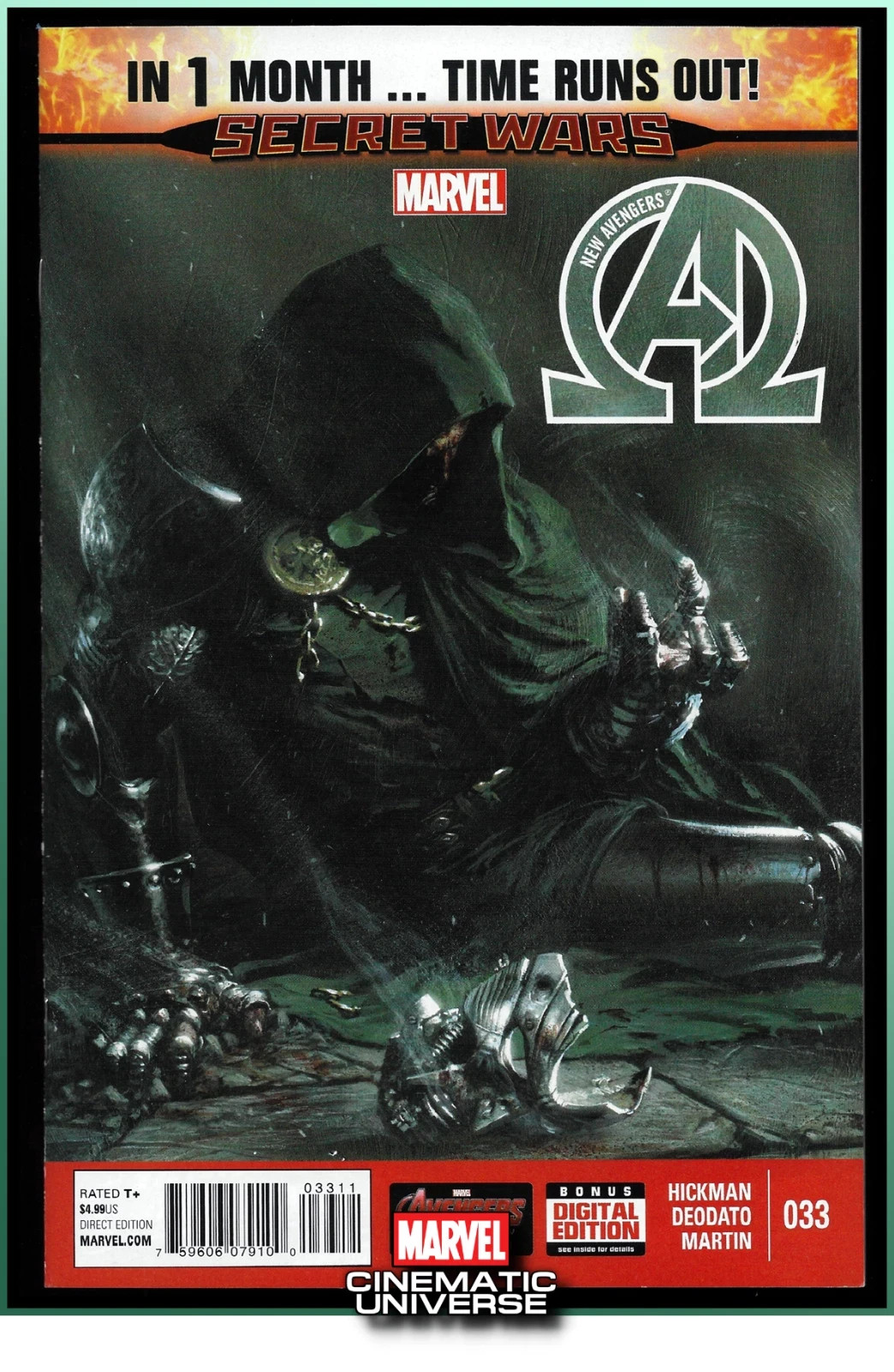 New Avengers #33 1st Incursion Doctor Doom Dell’Otto Cover Marvel 2015 NM🔥🔑