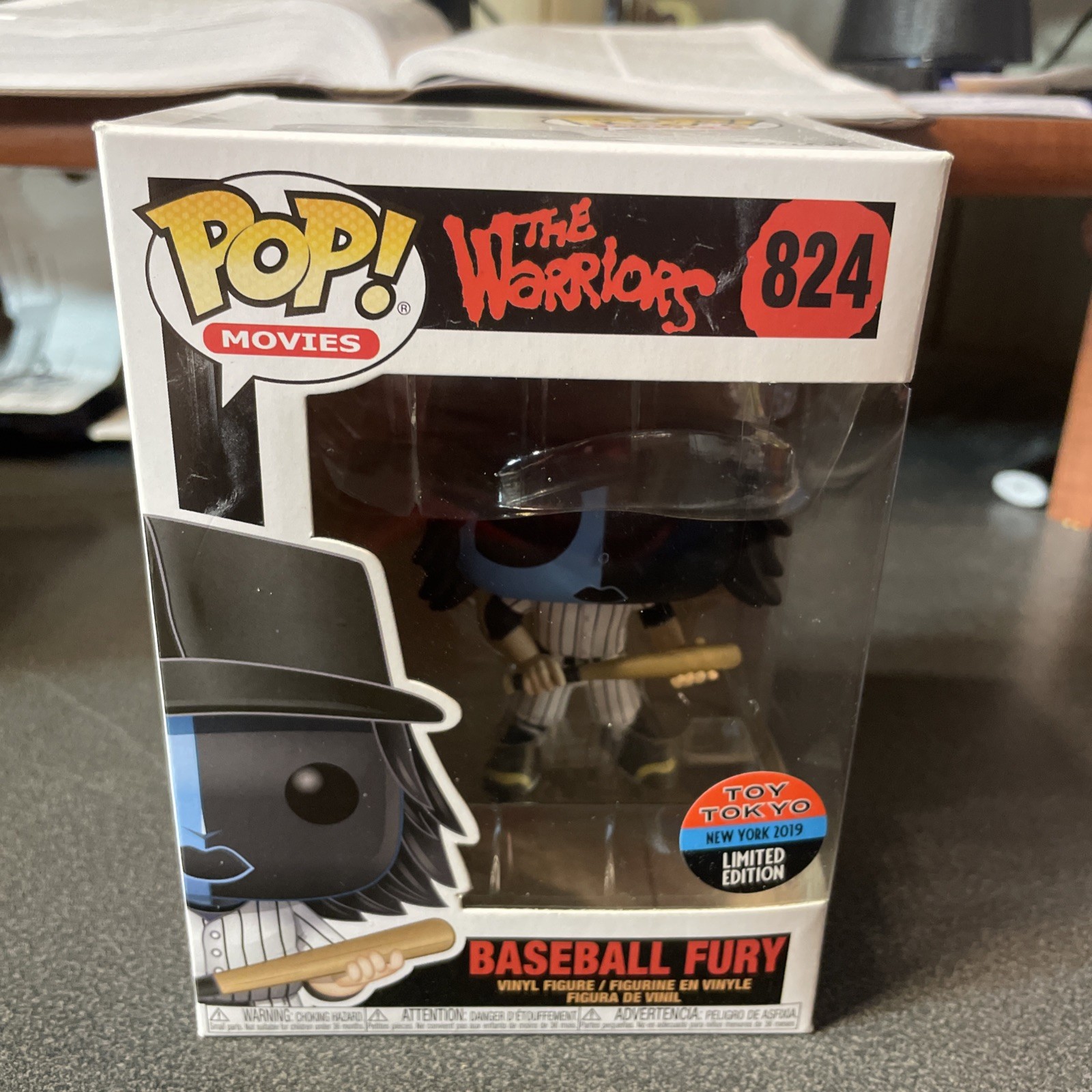 Funko POP! The Warriors Baseball Fury Blue Toy Tokyo NYCC Exclusive W/protector