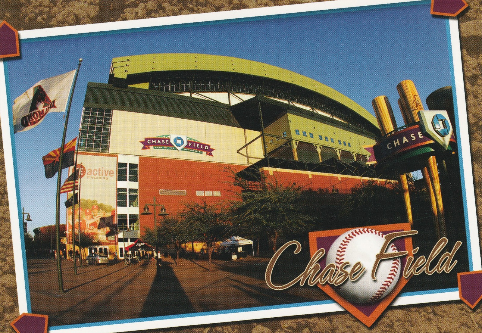 Arizona Diamondbacks Chase Field Baseball Stadium Postcard (0147)