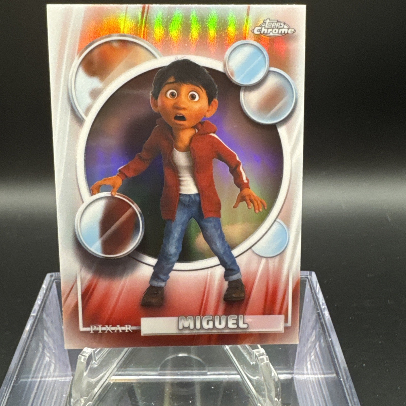 2026 Topps Chrome Pixar Miguel Prism Refractor
