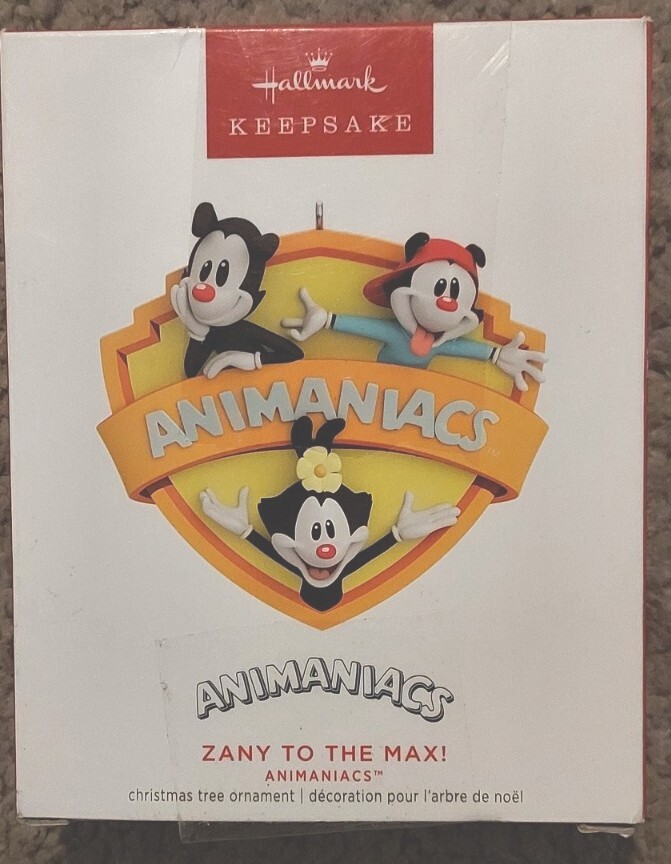 Hallmark Animaniacs Keepsake Ornament Zany To The Max! 2023 New Sealed NIB 0Ship