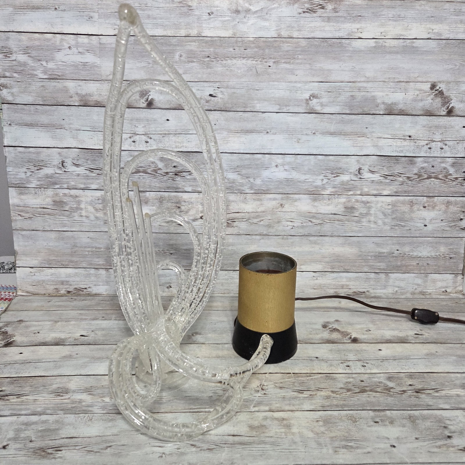 Vintage Mod Mood Lamp Model 5400 Bubble Acrylic Sculpture The Lights Fantastic