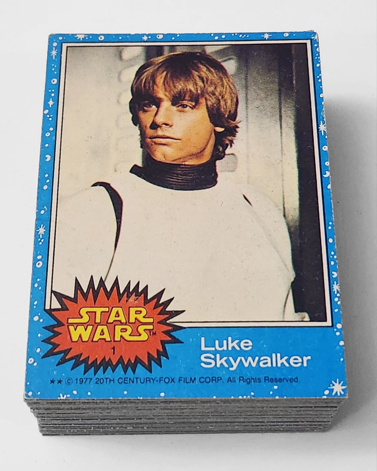 1977 TOPPS – STAR WARS BLUE SERIES 1 CARDS/STICKERS – ANY CARD $2.49 – YOU PICK