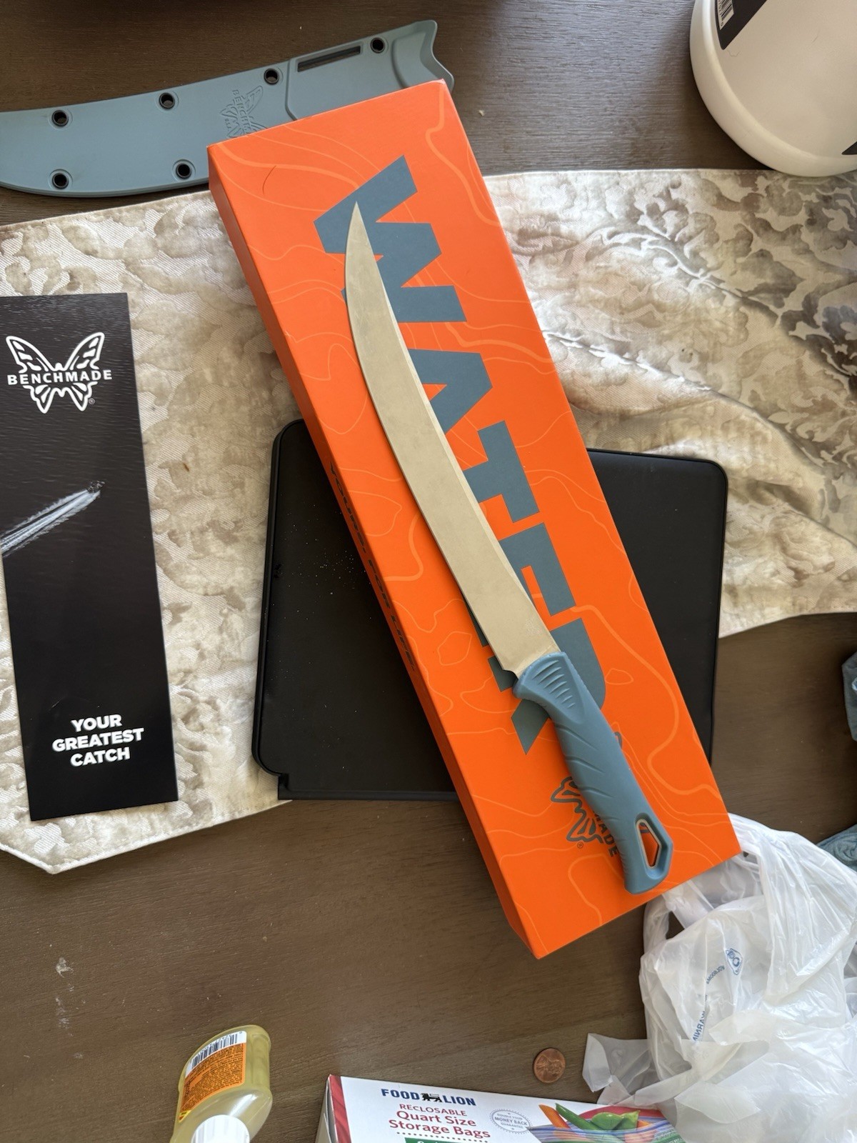 Benchmade Fishcrafter Water Collection 18020 9in Fixed Blade Clip Point Knife