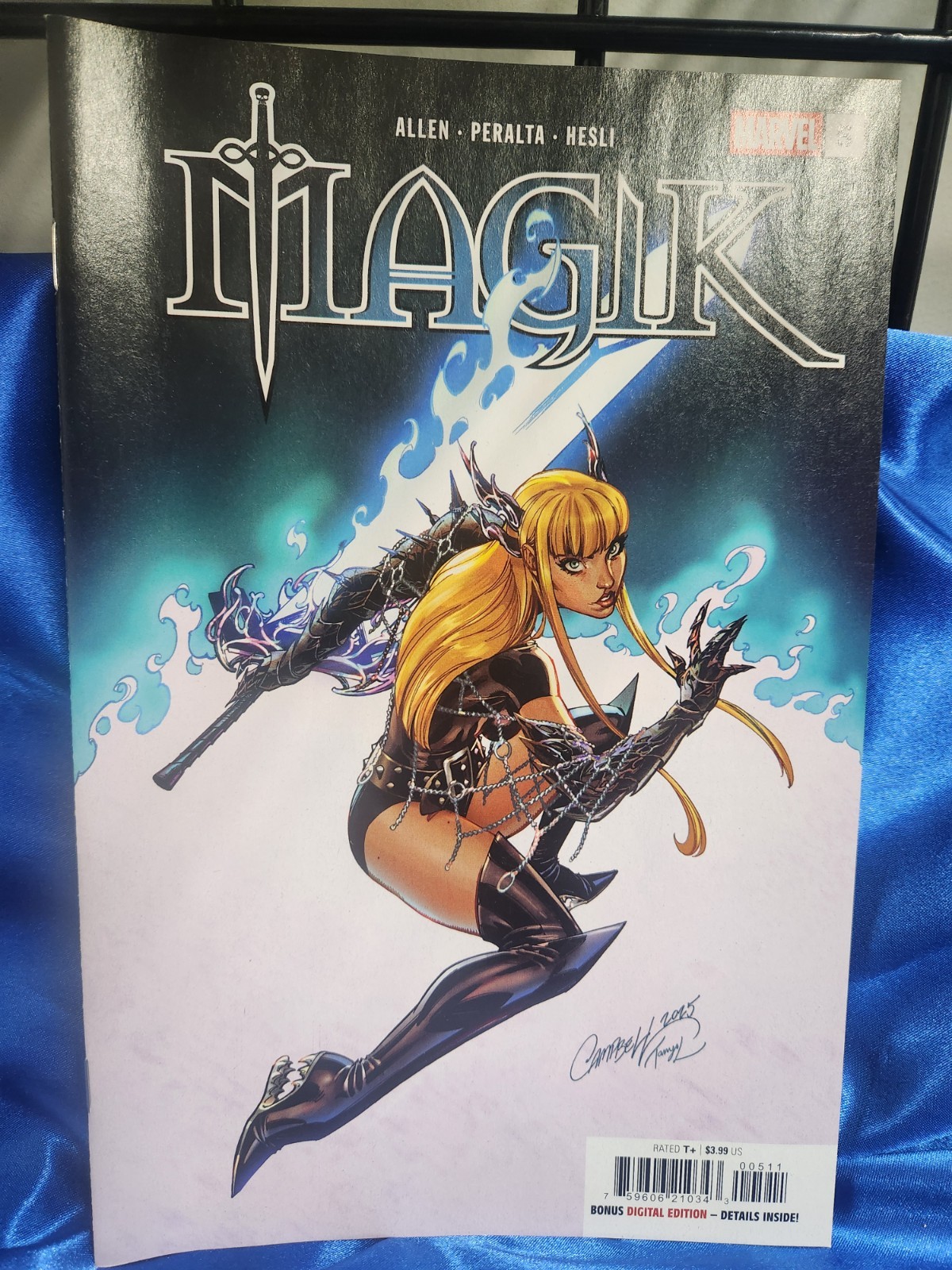 Magik #5 CVR A J Scott Campbell. We Combine We Pack Well