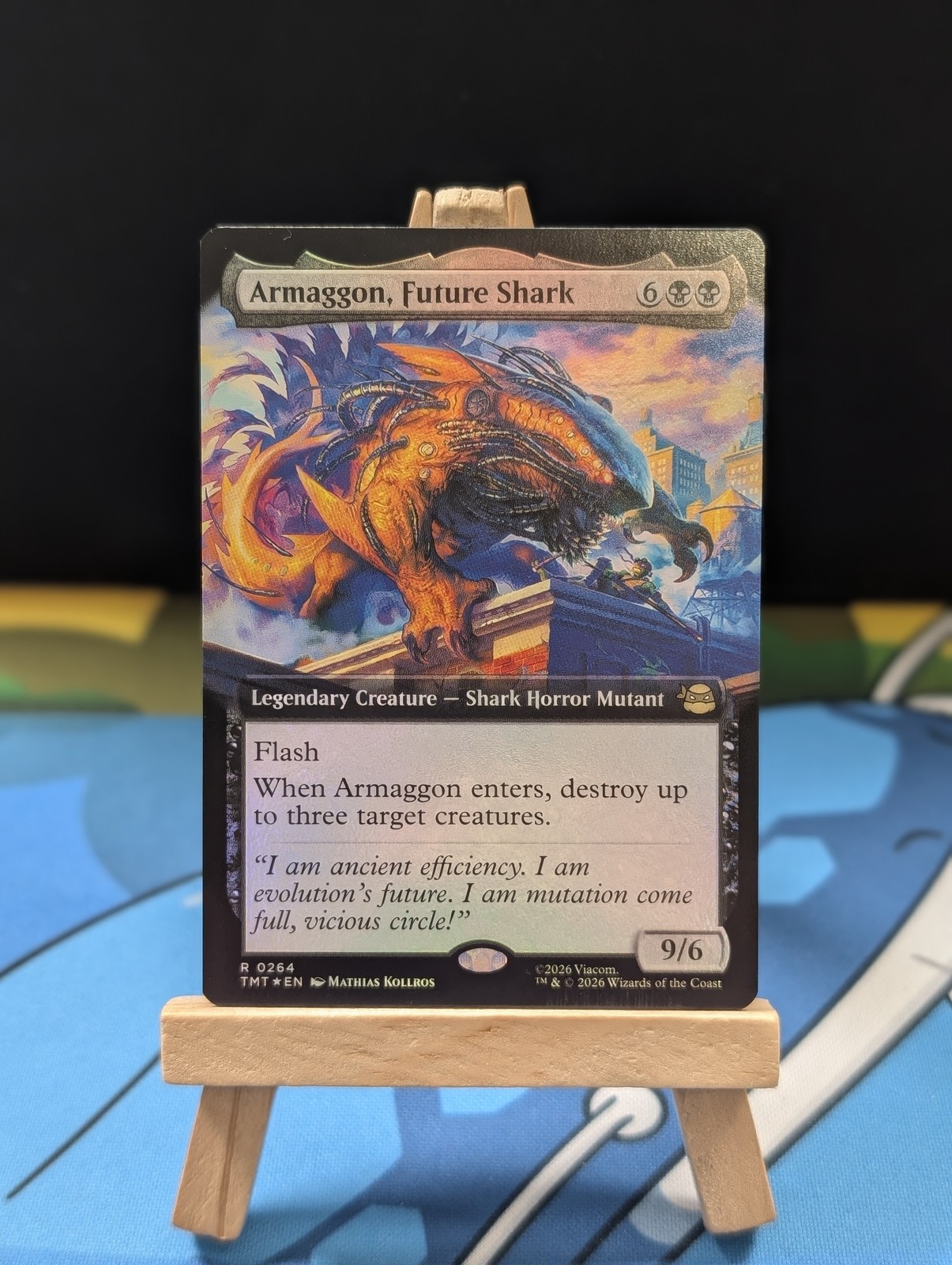 MTG TMNT tmt – Armaggon, Future Shark – rare – 264/320 – Foil