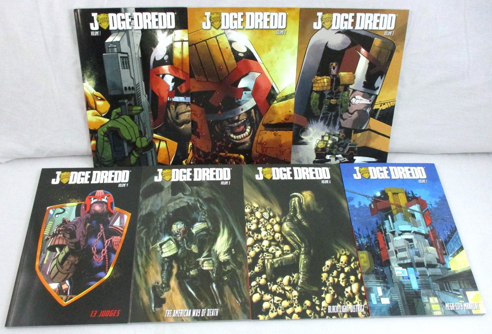 Judge Dredd Vol 1 2 3 4 5 6 7 TPB Set Complete Lot IDW 2012 Series Swierczynski