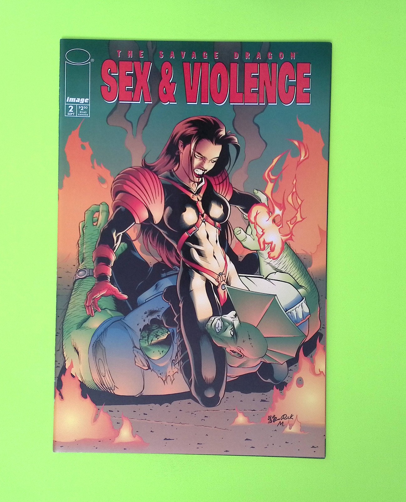The Savage Dragon Sex & Violence #2 1997 Image Comics High Grade X203-222