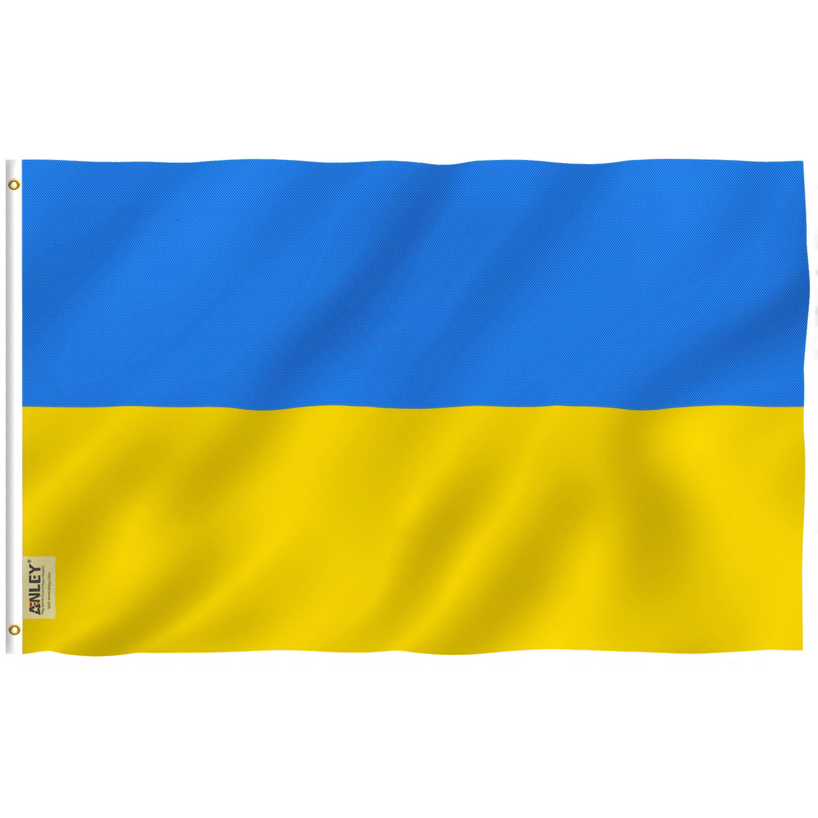 Anley Fly Breeze 3×5 Foot Ukraine Flag – Ukrainian National Flags Polyester