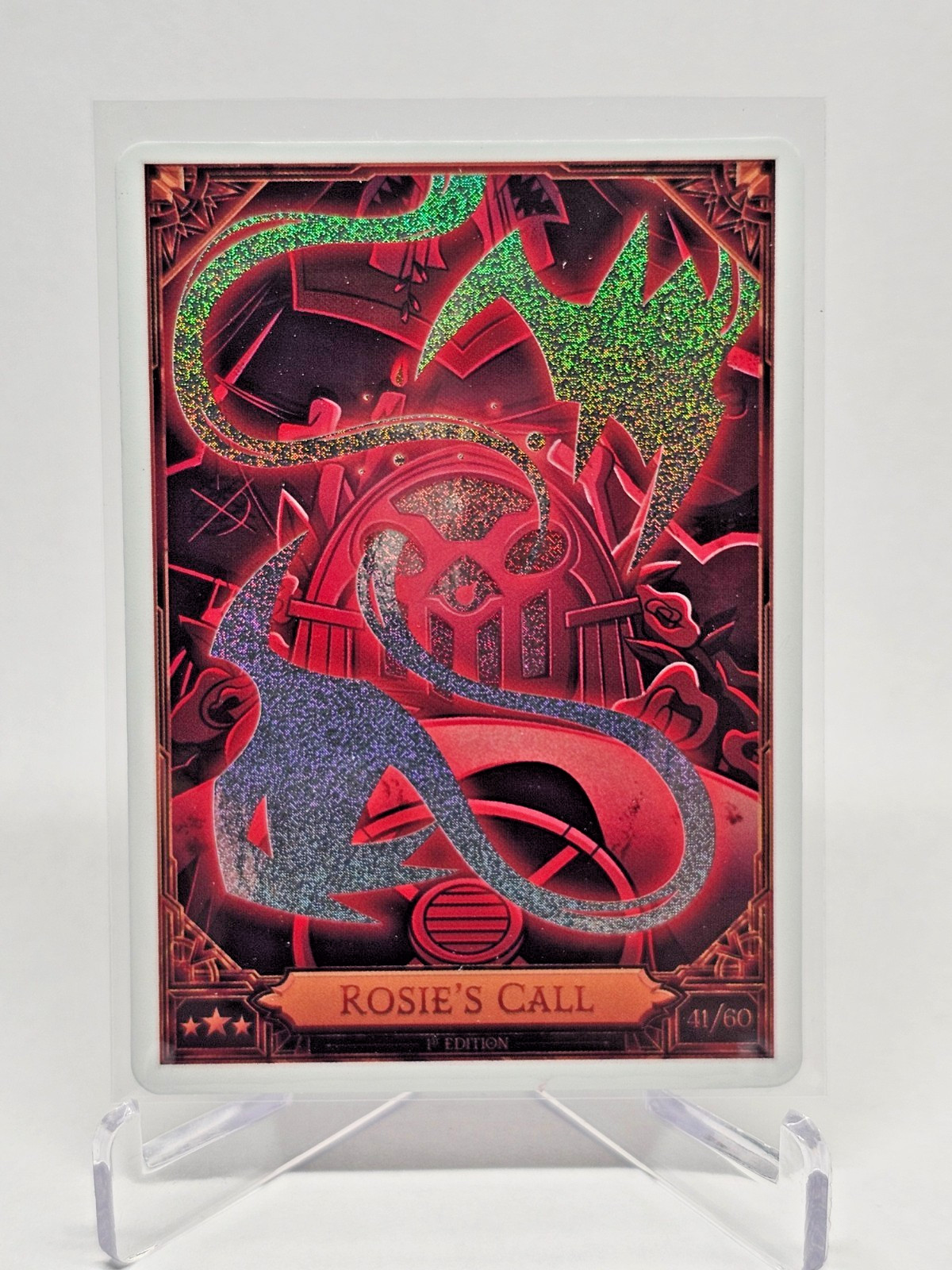 Hazbin Hotel Trading Card Season 2 – ROSIE’S CALL 41/60 FOIL – 1st Edition