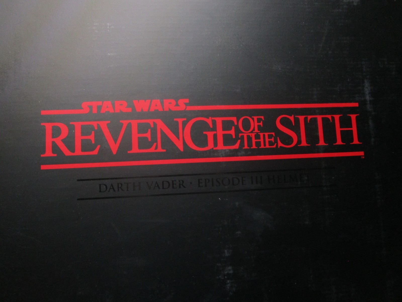 MASTER REPLICAS STAR WARS DARTH VADER HELMET 1/1 SCALE NOT COMPLETE