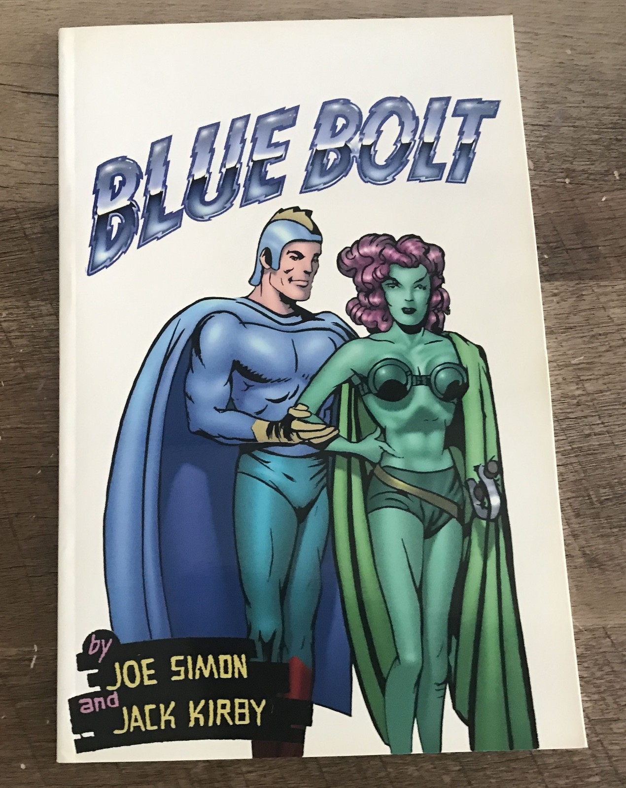 BLUE BOLT JOE SIMON JACK KIRBY VEROTIK GOLDEN AGE COMICS TPB VF FIRST PRINT 1998