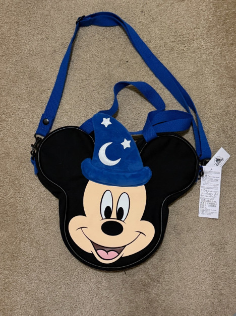 WDI Sorcerer Mickey Mini Big Face Canvas Tote