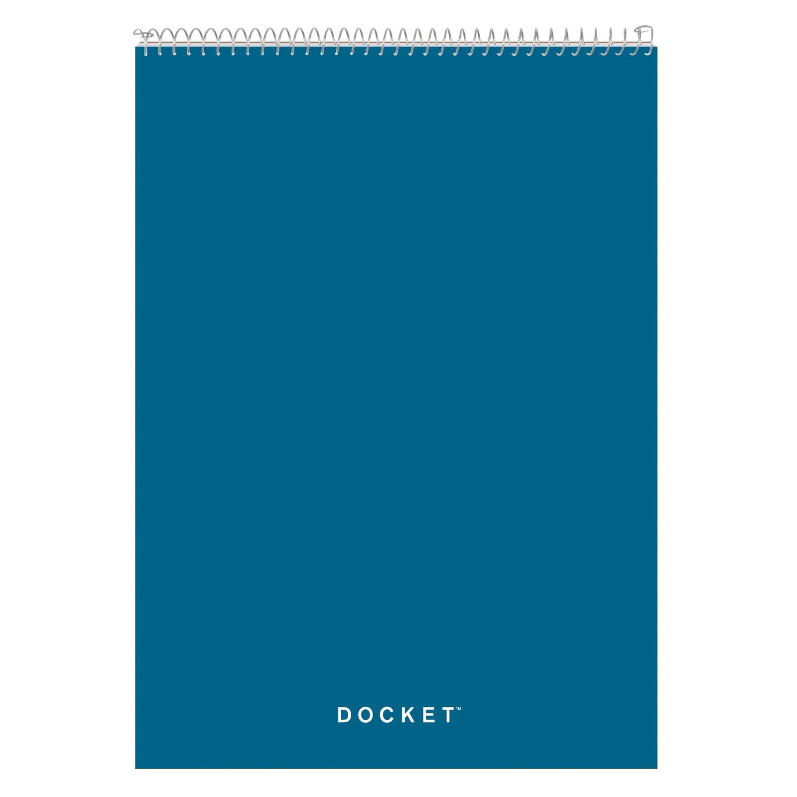 Tops Docket Wire-Bound Writing Pad, 8-1/2″ x 11-3/4″, x White