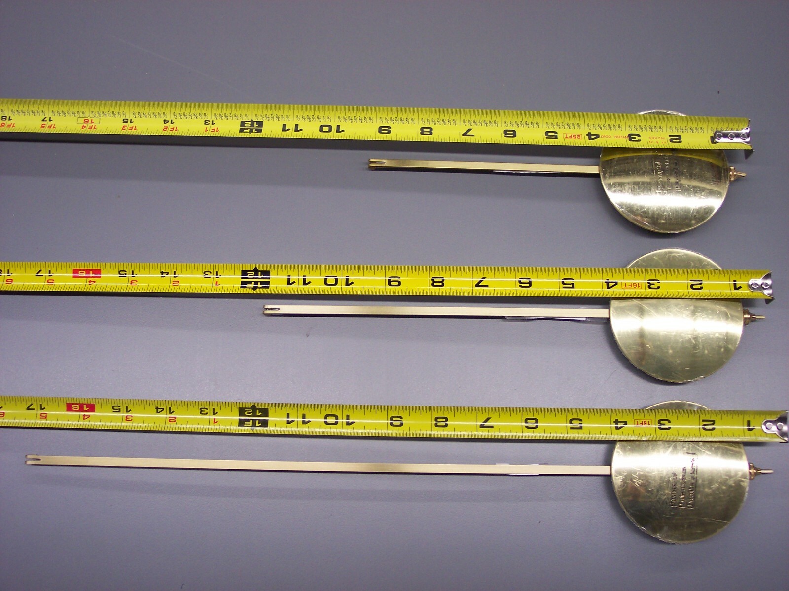 Hermle Wall Clock Pendulum for 35cm 45cm 55cm Movements CHOOSE 1 — repair parts